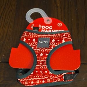 FuzzYard Festive Red Dog Harness